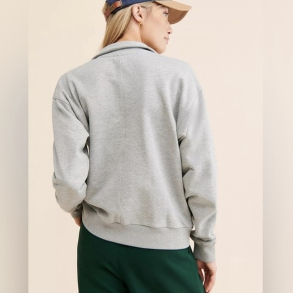 Favorite Daughter Coaches Half Zip Grey XS - Picture 2 of 9